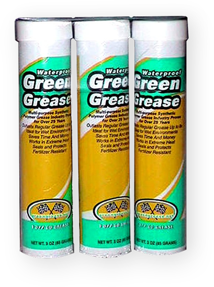 Three Pack 3 Ounce Tube Green Grease